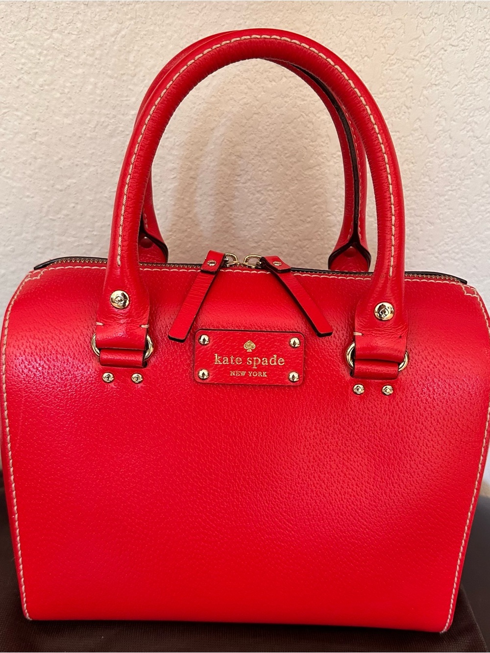 kate spade Red Leather Satchel
